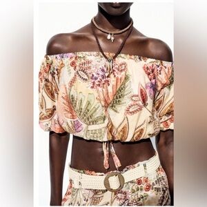 Floral Off-Shoulder Top